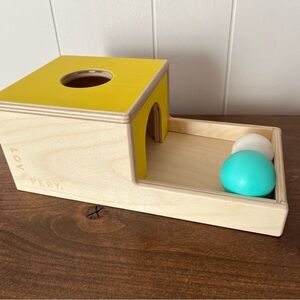 Lovevery Ball Drop Box The Inspector 7 to 8 Months Wood Ball Montessori Toys